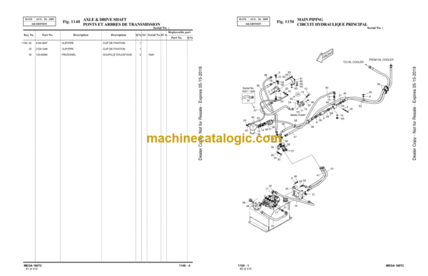 Doosan M160TC Wheel Loader Parts Manual (Serial Number 1001 to 2000) - Image 4