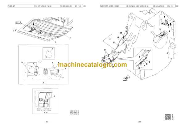 Sumitomo SH75X-3B Hydraulic Excavator Parts Manual (WCLA075X37BH, WCLA075X37BB) - Image 4