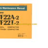 Komatsu WF22A-2, WF22T-2 Soil and Trash Compactor Operation and Maintenance Manual (WF22A,22T.2-AE)