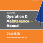 Doosan DX235LCR Excavator Operation and Maintenance Manual (Serial Number 5001 and Up)
