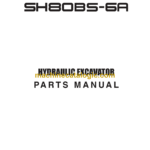 Sumitomo SH80BS-6A Hydraulic Excavator Parts Manual (WCL0806-0W)