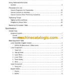 Sumitomo SH75X-3B Hydraulic Excavator Shop Manual & Service Text