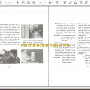 Komatsu WF22A-2, WF22T-2 Soil and Trash Compactor Operation and Maintenance Manual (WF22A,22T.2-AE)
