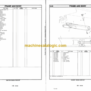 Doosan 470 Plus Skid Steer Loader Parts Manual (Serial Number 00001 and UP)