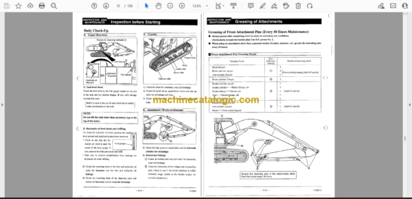 Sumitomo SH200CT Hydraulic Excavator Operators Manual (WDL2010-0W) - Image 2
