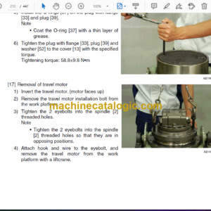 Sumitomo SH75X-3B Hydraulic Excavator Shop Manual & Service Text
