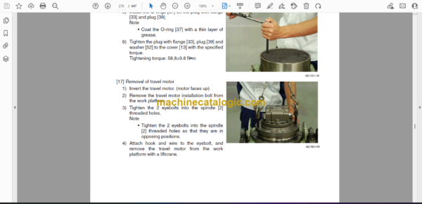 Sumitomo SH75X-3B Hydraulic Excavator Shop Manual & Service Text - Image 2