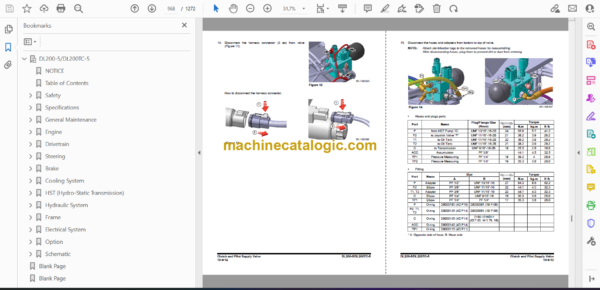 Doosan DL200-5, DL200TC-5 Wheel Loader Shop Manual (Serial Number 10001 and Up) - Image 2