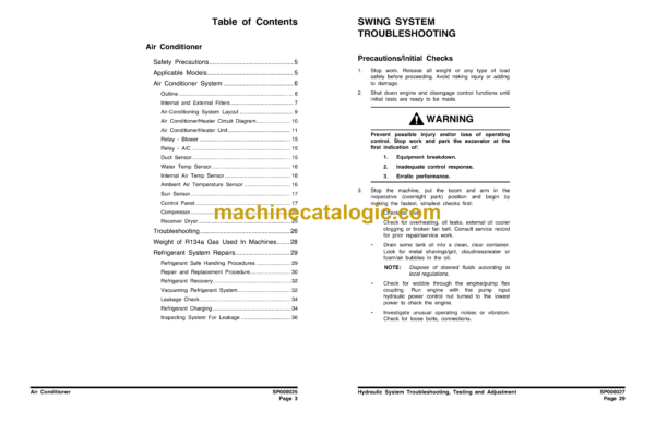 Doosan DX190W Wheeled Excavator Shop Manual (Serial Number 5001 and Up) - Image 3