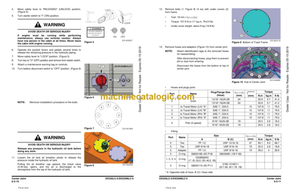 Doosan DX235LC-5, DX235NLC-5 Excavator Shop Manual (Serial Number 1001 and Up) - Image 3