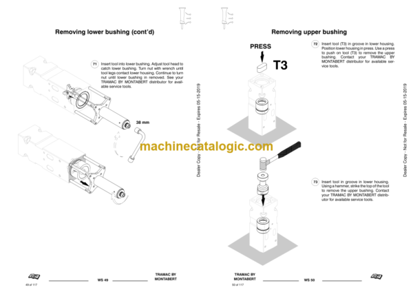 Tramac N8000 Hydraulic Breaker Service Manual (Serial Number X260A50000 and Up) - Image 2