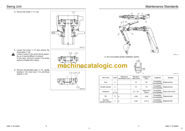 Sumitomo SH75X-3B Hydraulic Excavator Shop Manual & Service Text - Image 4