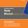 Doosan DX300MH-5 Excavator Parts Manual (MH43-6 - Serial Number B3FG00101 and Up)