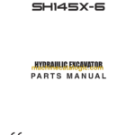 Sumitomo SH145X-6 Hydraulic Excavator Parts Manual (WCL145X6-0T)