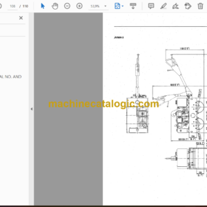 Komatsu JV06H-3, JV08H-3 Vibratory Roller Operation and Maintenance Manual (SEAM017900)