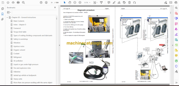 Doosan Daewoo Mega 500-V Wheel Loader Shop Manual (Serial Number 1001 and Up) - Image 2