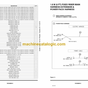 Doosan DX300MH-5 Excavator Parts Manual (MH43-6 – Serial Number B3FG00101 and Up)