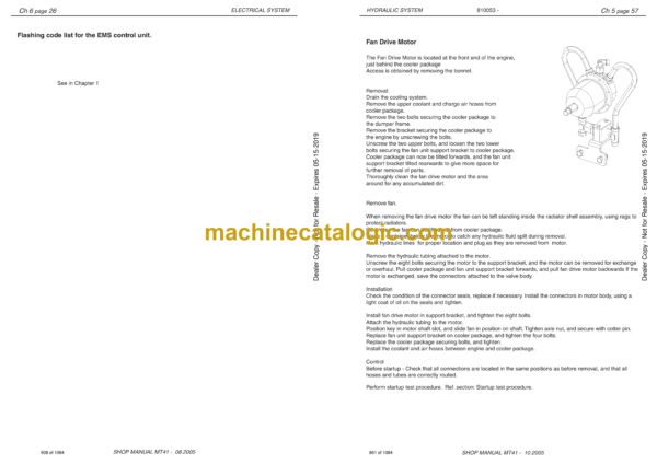 Doosan Daewoo Mega 500-V Wheel Loader Shop Manual (Serial Number 1001 and Up) - Image 3