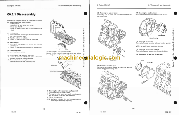 Doosan DSL 801 Skid Steer Loader Shop Manual (Serial Number ------ and Up) - Image 3