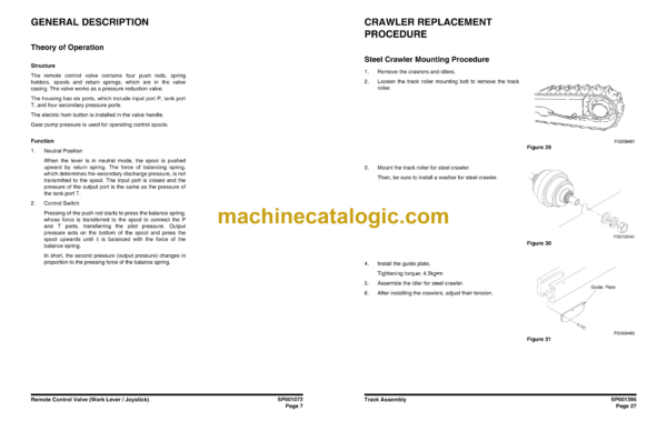 Doosan DX30Z Crawler Excavator Shop Manual (Serial Number 5001 and Up) - Image 3