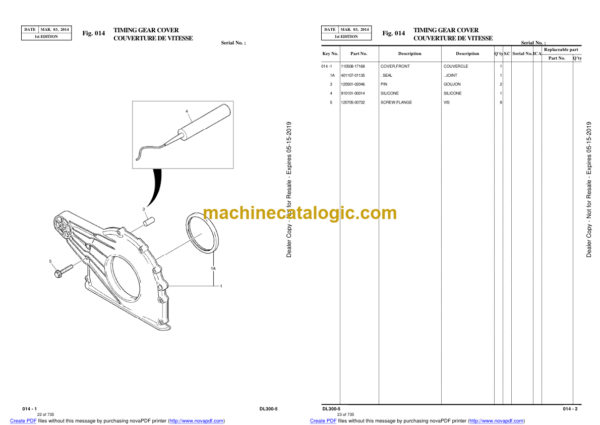 Doosan DL300-5 Wheel Loader Parts Manual (Serial Number 10001 and Up) - Image 4