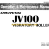 Komatsu JV100 Vibratory Roller Operation and Maintenance Manual (SEAM0265TK01)