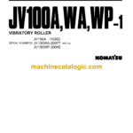Komatsu JV100A, JV100WA, JV100WP-1 Vibratory Roller Operation and Maintenance Manual (SEAM02650107)