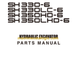 Sumitomo SH330-6, SH330LC-6, SH350HD-6, SH350LHD-6 Hydraulic Excavator Parts Manual (WCL3306-0W)