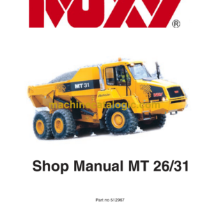 Doosan MT26 Articulated Dump Truck Shop Manual (512967)