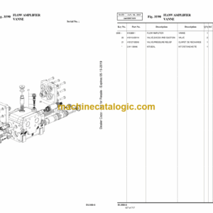 Doosan DL550-3 Wheel Loader Parts Manual (Serial Number 10001 and Up)