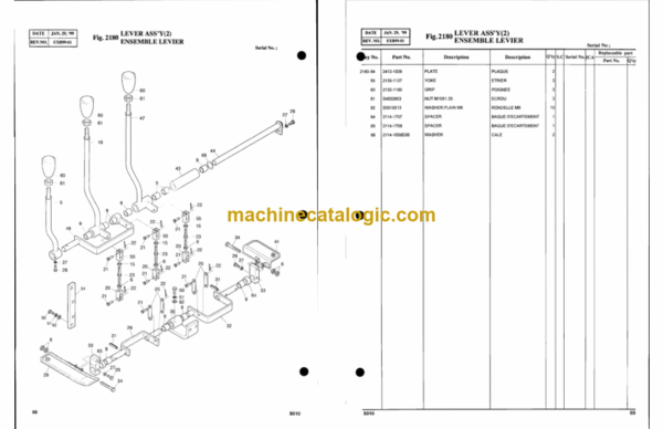 Doosan Solar 010 Mini Excavator Parts Manual (Serial Number 00001 thru 20000) - Image 2