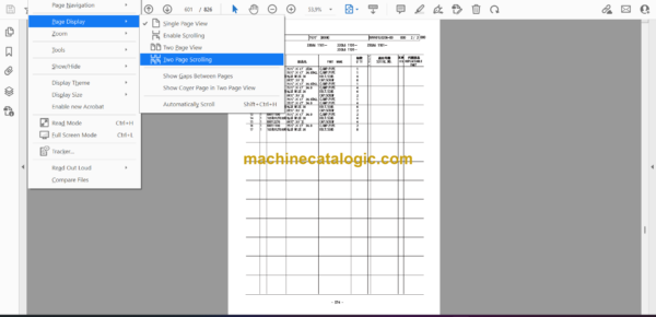 Sumitomo SH330-6, SH330LC-6, SH350HD-6, SH350LHD-6 Hydraulic Excavator Parts Manual (WCL3306-0W) - Image 2