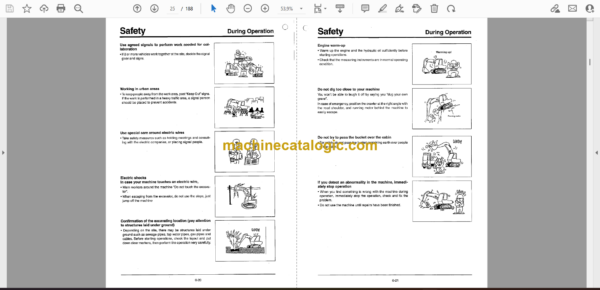 Sumitomo SH225X-3 Hydraulic Excavator Operators Manual (WDL2253-0W) - Image 4