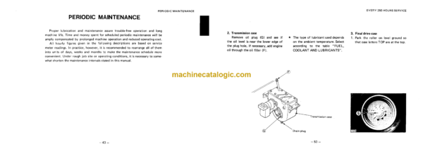 Komatsu JV100 Vibratory Roller Operation and Maintenance Manual (SEAM0265TK01) - Image 3