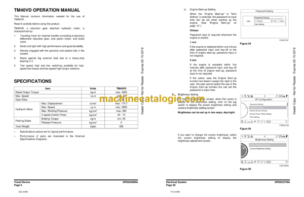 Doosan DX225MH-3 Hydraulic Excavator Shop Manual (Serial Number 1001 and Up) - Image 2