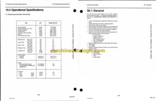 Doosan SSL 601 Shop Manual (Serial Number ------ and Up) - Image 3