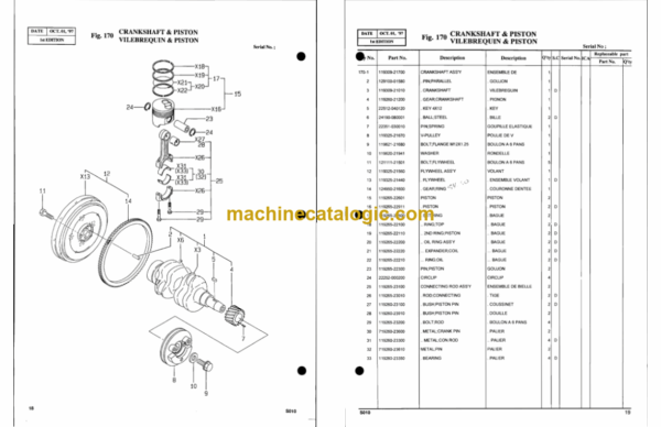 Doosan Solar 010 Mini Excavator Parts Manual (Serial Number 00001 thru 20000) - Image 3