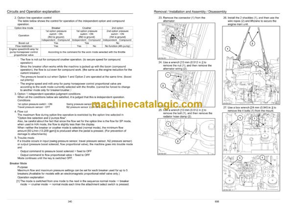 Sumitomo SH235X-6, SH235XLC-6 Hydraulic Excavator Service Manual (WLSM2356-03W) - Image 4