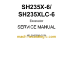 Sumitomo SH235X-6, SH235XLC-6 Hydraulic Excavator Shop Manual (WLSM2356-01W)
