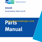 Doosan DX60R Excavator Parts Manual (Serial Number 50001 and UP)