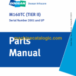 Doosan M160TC Wheel Loader Parts Manual (Serial Number 2001 and UP)