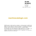 Doosan DL200 Wheel Loader Shop Manual (Serial Number 5001 and Up)