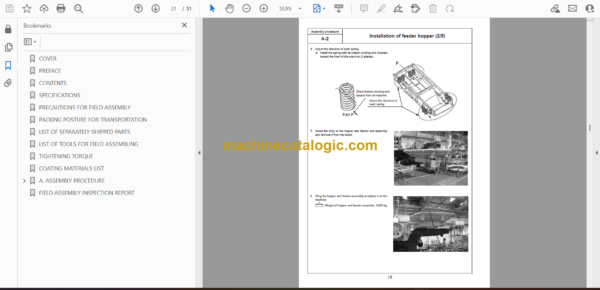 Komatsu BR380JG-1E0 Galeo Mobile Crusher Field Assembly Instruction (GEN00083-00) - Image 2