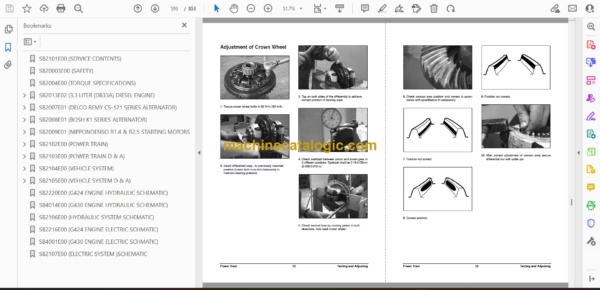 Daewoo D20S-3, D25S-3, D30S-3 GC20S-3, GC25S-3, GC30S-3 G20S-3, G25S-3, G30S-3 Lfit Truck Service Manual - Image 2