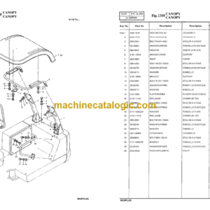 Doosan Solar 30 Plus Excavator Parts Manual (Serial Number 1001 thru 20000)