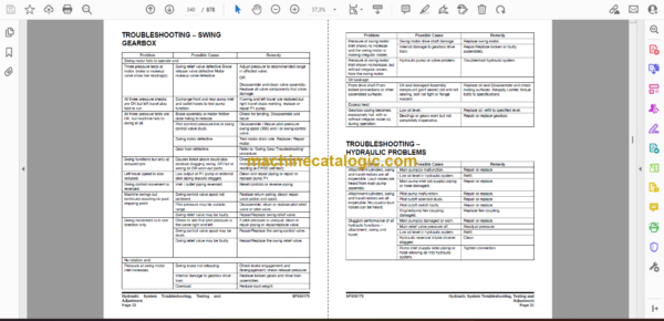 Doosan DX480LC Hydraulic Excavator Shop Manual (Serial Number 5001 and Up) - Image 2