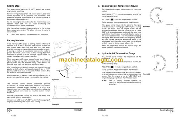 Doosan DX300LC-5 Excavator Operation and Maintenance Manual (Serial Number 1001 - 20000) - Image 3