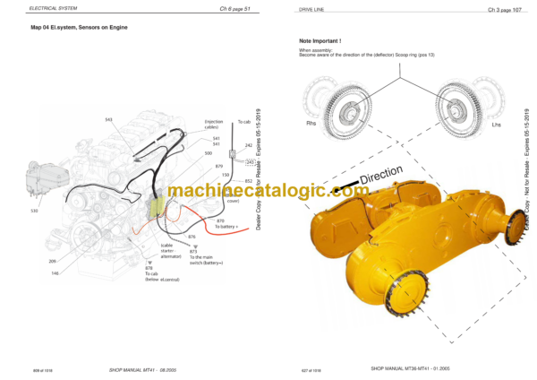 Doosan MT36, MT41 Tier 3 Articulated Dump Truck Shop Manual (Serial Number 810109 and Up) - Image 3