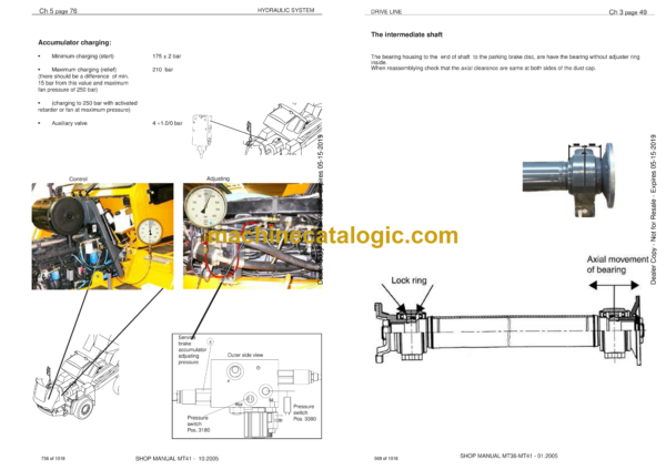 Doosan MT36, MT41 Tier 3 Articulated Dump Truck Shop Manual (Serial Number 810109 and Up) - Image 4