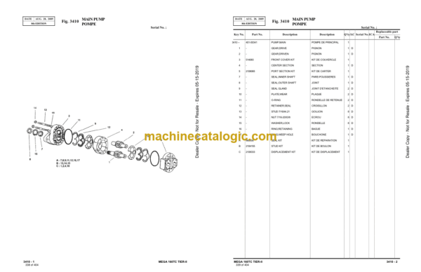 Doosan M160TC Wheel Loader Parts Manual (Serial Number 2001 and UP) - Image 3